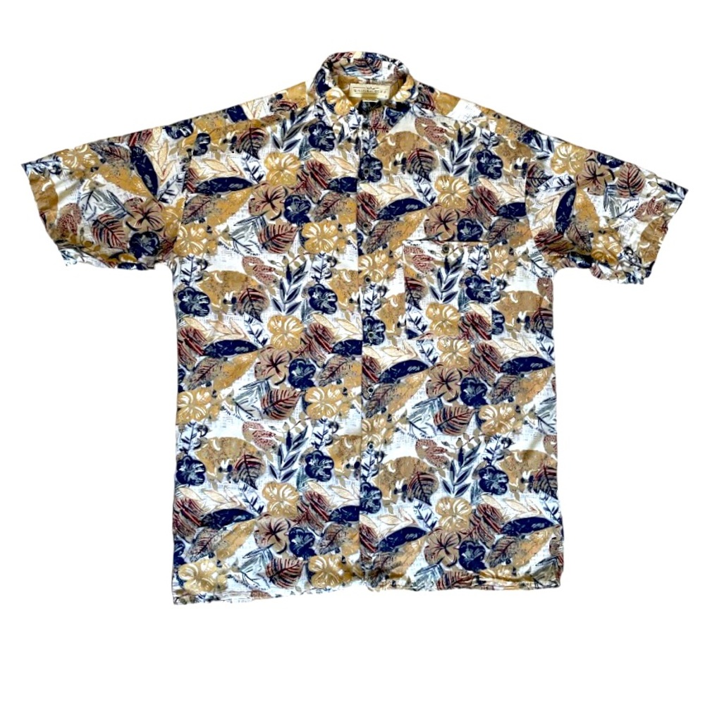 🍿SOLD🍿Rayon Summer Button Up Shirt